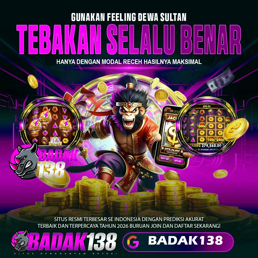 BADAK138: Bet 100 Perak Togel Toto & Togel 4D Slot Resmi Coba Langsung